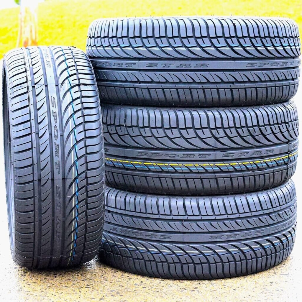 Set of 2 (TWO) Fullway HP108 All-Season Truck/SUV High Performance Radial Tires-245/45R18 245/45ZR18 245/45/18 245/45-18 100W Load Range XL 4-Ply BSW Black Side Wall UTQG 380AA